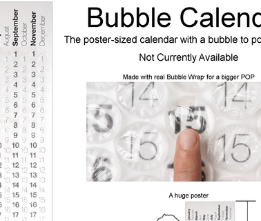 Bubble Calendar calendar factory