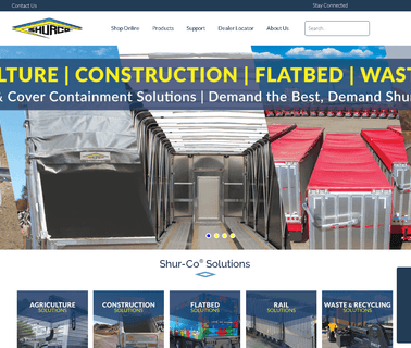 Shur Co, Tarp Systems farm trucks