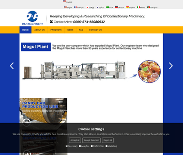 Universal Food Equipments glass machine