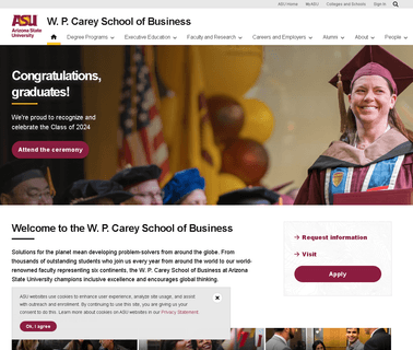 Arizona State University W. P. Carey School of Business college accredited
