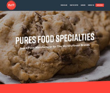 Pures Food Group biscuits sandwich