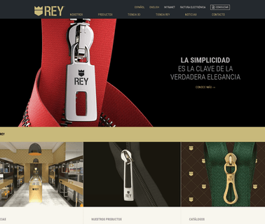 Corporacion Rey S.A. metal zippers