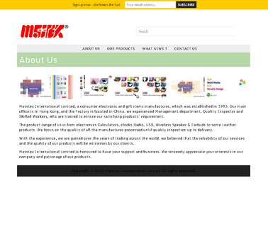 Masstex Technology Limited consume products