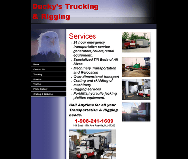 Flatbed Trucking Duckys Towing Inc Home lashing towing