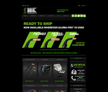 Cobra Welding Systems - Mk Produ deuterium gases