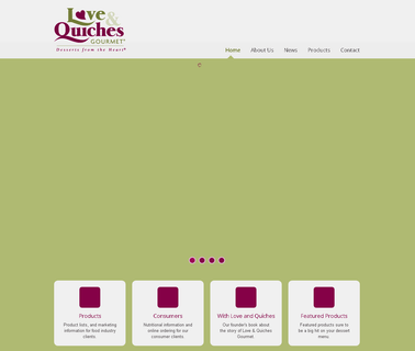 Love and Quiches Gourmet, Taste it Presents gourmet cake