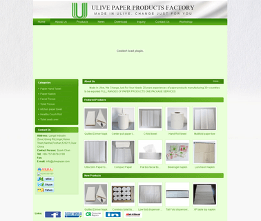 Ulive Paper Products toilet napkins