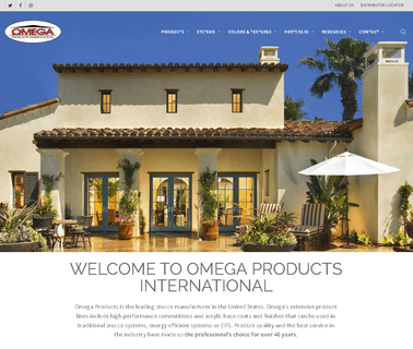Omega Products International ceramic tile wall