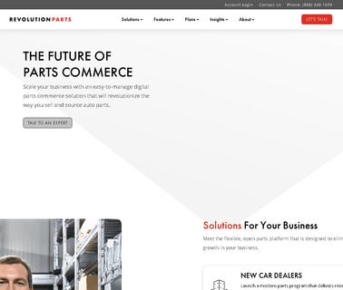 Auto Parts Ecommerce Software for Dealers online selling