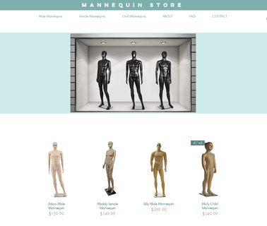Male Mannequins and Female Mannequi female body forms