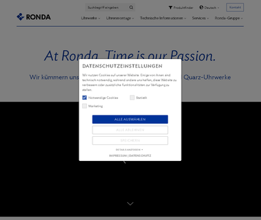 Ronda Ltd cookware swiss
