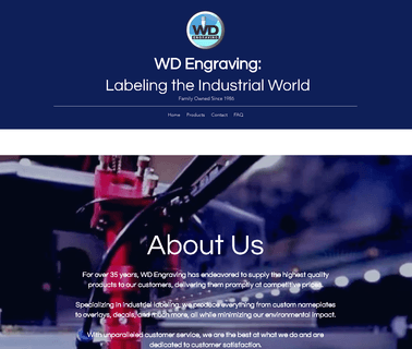 W.D, Engraving every industrial