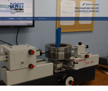 Dewitt Calibration Services Inc hand plates