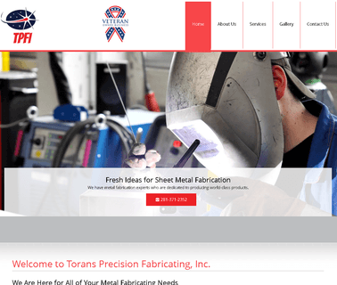 Welcome to Torans Precision Fabrication Inc Providing Metal chassis