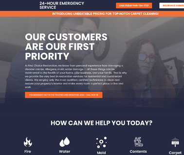 Damage Repair; 1St Choice Restoration Tri Cities Walla Walla damage