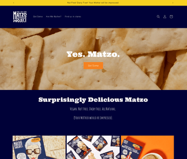 The Matzo Project cutter baking