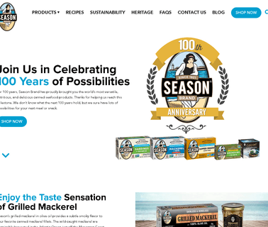 Season Brand canned mackerel