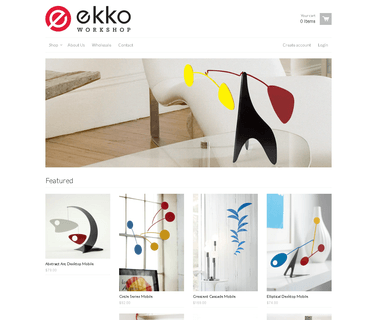 Ekko Workshop - Modern Mobiles for the Masses art mobile
