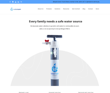 Wateroam Pte. emergency relief