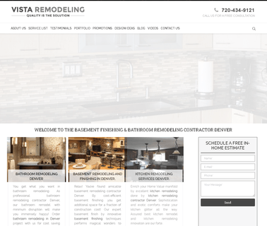 Bathroom & Basement Remodeling Denver Vista Remodeling flooring ideas