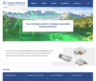 Zoppas Industries Heating Elements Technologies electric water exchangers