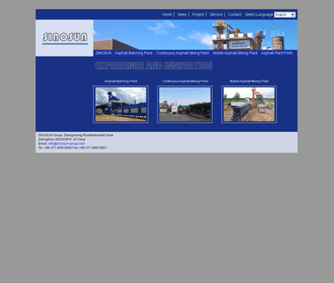 Sinosun Group Sinoasphaltplant asphalt mixing plant mobile