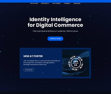Home - Forter credit card business