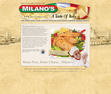 Milanos Cheese Corp cheese grocery