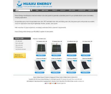 Huaxu Energy Technology solar lighting power system