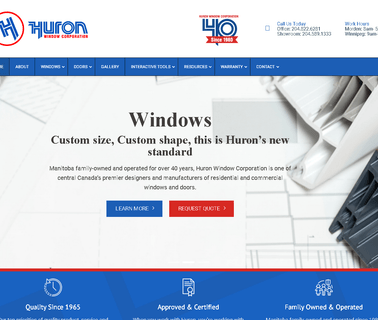 Huron Window Corp construction windows