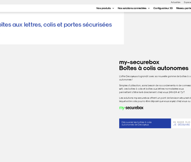 Home - Decayeux security products online