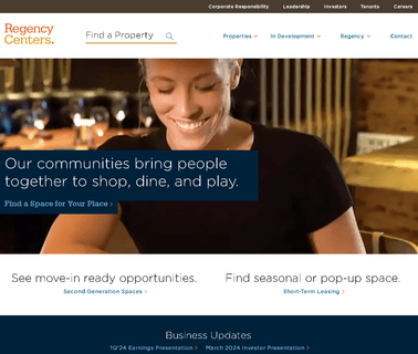 Regency Centers corner centers