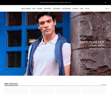 Home - Raffi Online cashmere knitwear sweaters
