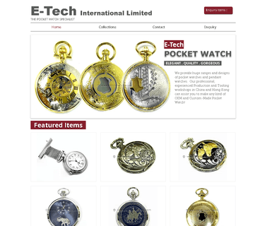 E Tech Intl chronograph wristwatches
