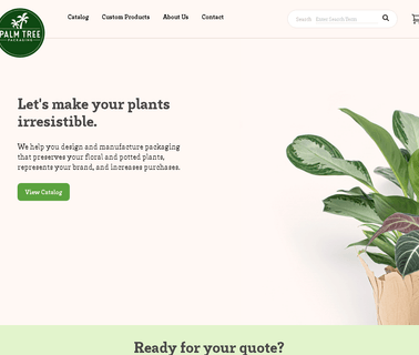 Palm Tree Packaging ots containers