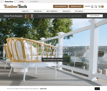 Timbertech Engineered Decking Systems fencing deck
