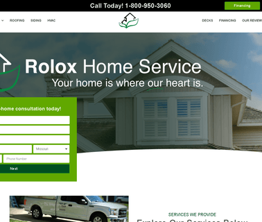 Rolox Home Service; Serving Kansas City and Wichita vinyl siding