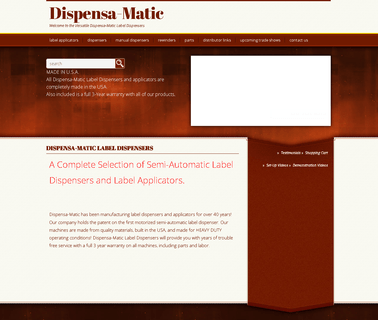 Dispensa-Matic Label Dispensers boxes giftwrap