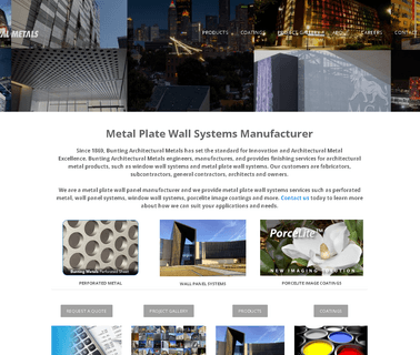 Bunting Architectural Metals fabricating metalworking