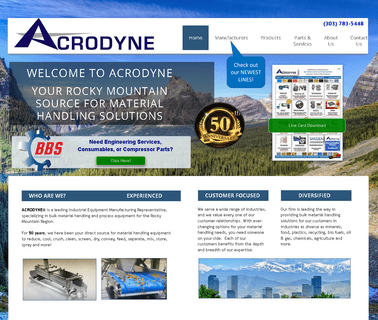 Welcome to Acrodyne Home cemented blades