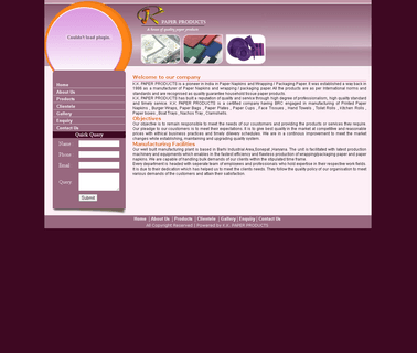 K.K.Paper Products board wrapping machinery