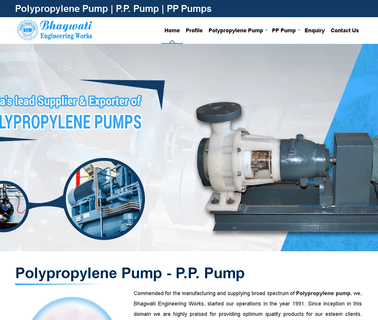 Polypropylene Pump 100 polypropylene