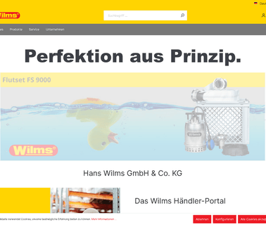 Hans Wilms. industrial cleaning systems