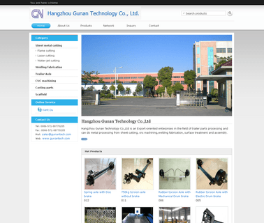Hangzhou Gunan Technology oem machining