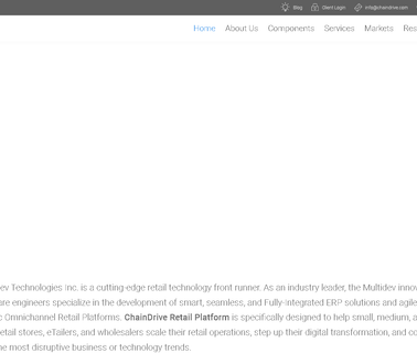 Multidev Technologies Inc/Chaindrive omnichannel commerce