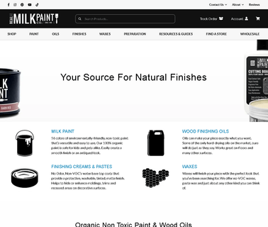 The Real Milk Paint Co, Inc finish products