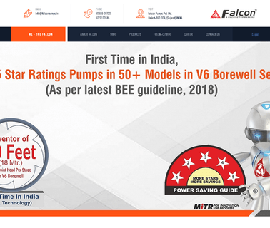 Falcon Pumps motors stainless