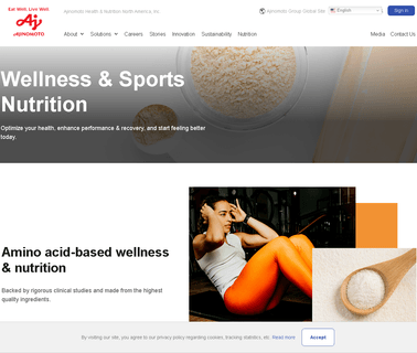 Ajinomoto North America equipment hydration