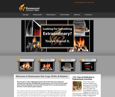 Welcome To Rasmussen Gas Log gas grill kitchen