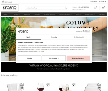 Kro Nie Skie Huty Szka Krosno Sa glass tableware
